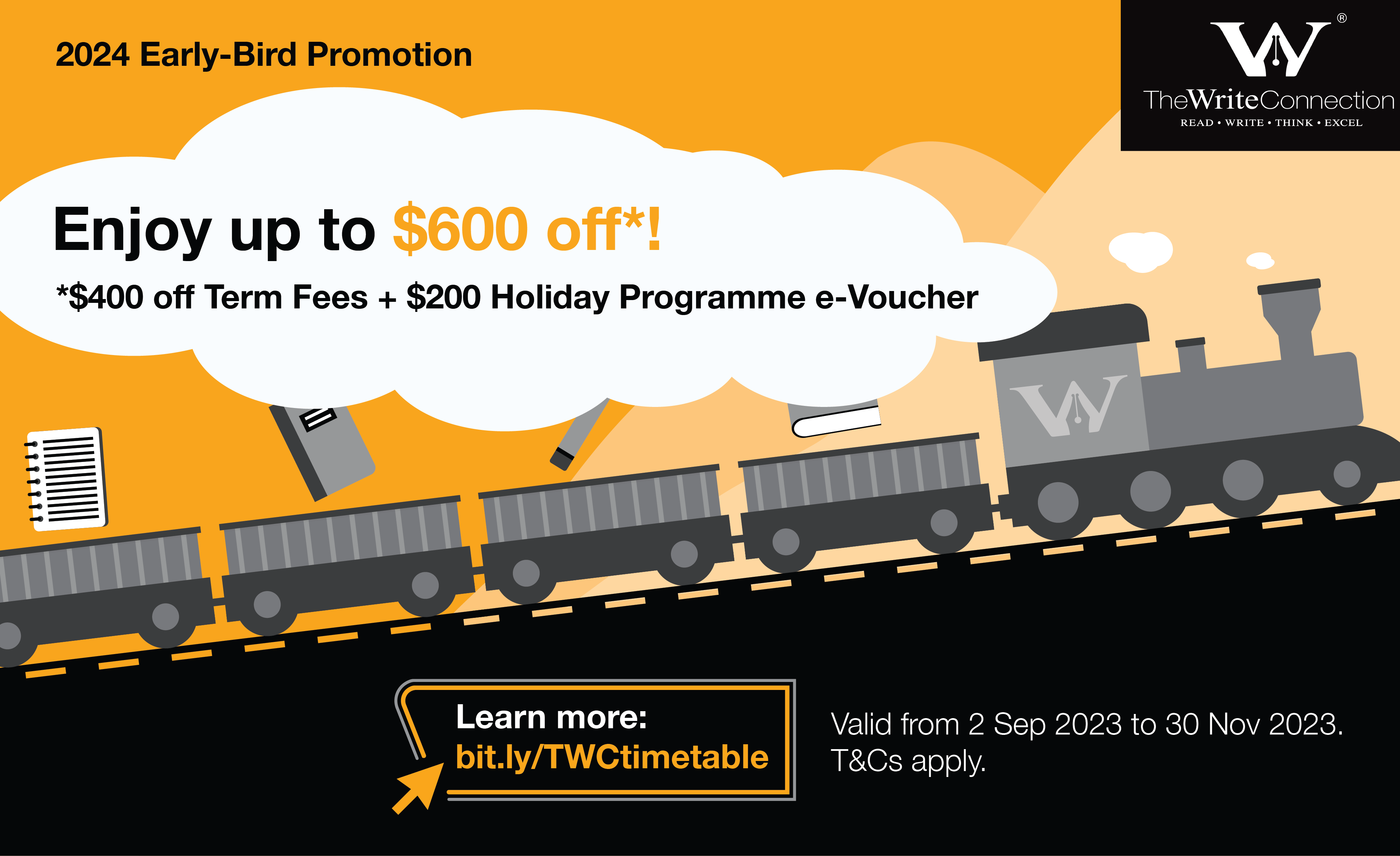 [The Write Connection] 2024 Early-Bird Promotion
